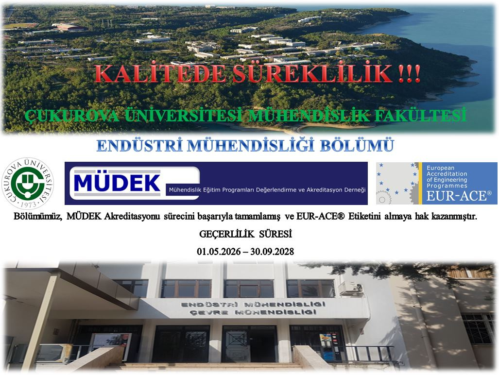 Bölümümüz MÜDEK Akreditasyonu Almaya Hak Kazandı